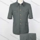 Wholesale Men's Plain Button Down Multiple Pockets Short Sleeve Chines Tunic Suit & Pants 2-Piece Sets BV220303# Dim Gray Clothing Wholesale Market Liuhua