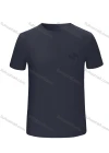 Wholesale Men's Basic Casual Round Neck Plain Embroidered T Shirt - Liuhuamall