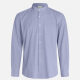 Men's Slim Fit Mandarin Collar Long Sleeve Button Down Allover Print Shirts 4# Clothing Wholesale Market -LIUHUA