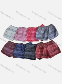 Wholesale Women's Striped Drawstring Multiple Pockets Pajamas Lounge Shorts 16847#, LIUHUA CLOTHING WHOLESALE