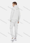 Wholesale Men's Hooded Drawstring Flap Pockets Plain Hoodies & Ankle-Tie Pants 2-Piece Set 2233# - Liuhuamall