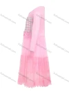 Wholesale Girls Elegant Crew Neck Long Sleeve 3D Floral Rhinestone Splicing Pearl Decor Dress - Liuhuamall