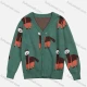 Wholesale Boys' V-Neck Cartoon Print Long Sleeve Button Cardigan Green Guangzhou Clothing Wholesale Market & Suppliers -LIUHUAMALL