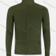 Wholesale Men's Casual Long Sleeve Texture Knit High Neck Plain Sweater Army Green Clothing Wholesale Market Liuhua