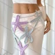 Wholesale Women's High Waist 3D Starfish Pencil Maxi Skirt L055# Beige Clothing Wholesale Market Liuhua