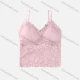 Wholesale Women's Pull-on Guipure Lace Petal Trim Camisole Pink Clothing Wholesale Market Liuhua