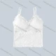 Wholesale Women's Pull-on Guipure Lace Petal Trim Camisole White Clothing Wholesale Market Liuhua
