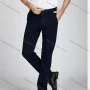 Wholesale Men's Casual Patch Pocket Plain Button Closure Straight Leg Pants preview