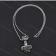 Wholesale Fashion Stainless Steel Adjustable Pendant Necklace SP0051# Silver Clothing Wholesale Market Liuhua