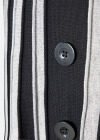 Wholesale Women's Zebra Striped Button Decor Rib-Knit Strap Cami Dress - Liuhuamall