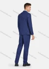Wholesale Men's Formal Lapel Striped Pockets Blazer & Vest & Pant 3 Pieces Suit Sets - Liuhuamall