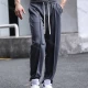 Wholesale Men's Casual Plain Patch Pocket Drawstring Elastic Waist Sporty Pant Custom Color Guangzhou Clothing Wholesale Market & Suppliers -LIUHUAMALL