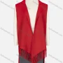 Wholesale Women's Fringe Trim Lapel Sleeveless High Low Asymmetrical Hem Cardigan preview