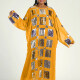 Women's Islamic Muslim Round Neck Maxi Kaftan Long Sleeve Square Sequin Cover Up 15# Clothing Wholesale Market -LIUHUA