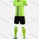 Wholesale Kids Sporty Football Soccer Training & Racing Tee & Shorts 2 Piece Set 21834# Fluorescent Yellow Clothing Wholesale Market Liuhua