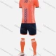 Wholesale Kids Sporty Football Soccer Training & Racing Tee & Shorts 2 Piece Set 21834# Orange Clothing Wholesale Market Liuhua