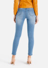 Wholesale Women's Classic Casual Tailored Plain Patch Pocket Skinny Jeans - Liuhuamall