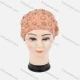 Wholesale Women's Plain Velvet Rhinestone Pearl Decro Arabic Muslim Hijab Turban Cap Pink Clothing Wholesale Market Liuhua