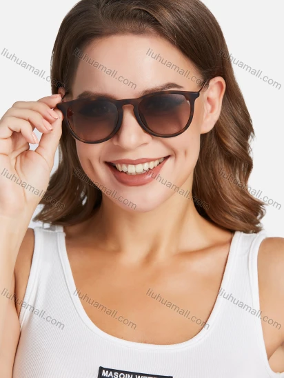 Wholesale Tortoiseshell Frame Ombre Lenses Sunglasses