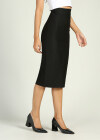 Wholesale Women's Spring Split Thigh Knee Length High Waist Solid Pencil Skirt - Liuhuamall
