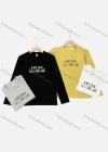 Wholesale Men's Casual Crew Neck Long Sleeve Letter Graphic Pullover Tops - Liuhuamall