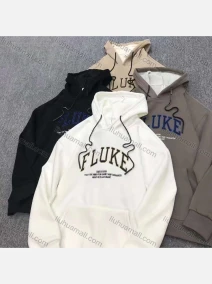 Wholesale Men's Casual Letter Print Drawstring Long Sleeve Kangaroo Pocket Hoodie, LIUHUA CLOTHING WHOLESALE