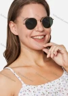 Wholesale Metal Round Frame Solid Lenses Sunglass - Liuhuamall
