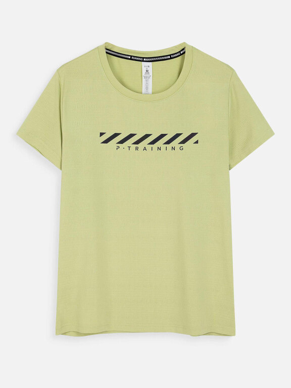 Women's Athletic Short Sleeve Print Breathable Quick Dry T-shirt WT21607#, Clothing Wholesale Market -LIUHUA, Women, Dress, Sweater-Dress