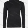 Wholesale Women's Plain Rib-knit Mock Neck Long Sleeve Sweater preview