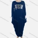 Wholesale Women's African Plus Size Crew Neck Long/Short Sleeve Pockets Loose Fit Dress 8812# 08# Clothing Wholesale Market Liuhua
