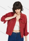Wholesale Women's Fashion Lapel Ripped Button Down Plain Denim Jacket & Capris Pants Set - Liuhuamall