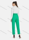 Wholesale Women's Casual Plain High Waist Straight Leg Pants - Liuhuamall