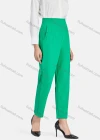 Wholesale Women's Casual Plain High Waist Straight Leg Pants - Liuhuamall
