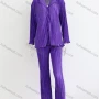 Wholesale Women's Fashion Pleated Long Sleeve Loose Fit Shirt 2 Piece Set preview