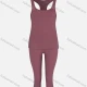 Wholesale Women's Sporty Quick Dry Tank Top & Shorts Sets Pale Violet Red Clothing Wholesale Market Liuhua