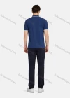 Wholesale Men's Casual Plain 100% Cotton Short Sleeve Labelled Polo Shirt 2215# - Liuhuamall
