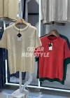Wholesale Men's Casual Knit T-Shirt Simple Short Sleeve Design with Textured Details 6822# - Liuhuamall