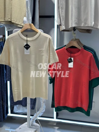 Wholesale Men's Casual Knit T-Shirt Simple Short Sleeve Design with Textured Details 6822#, Guangzhou Clothing Wholesale Market & Suppliers - LIUHUAMALL
