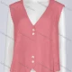 Wholesale Women's Vacation V Neck Sleeveless Vest Embroidered Hollow Out Lace Cover Up Cardigan 6# Clothing Wholesale Market Liuhua