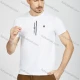 Wholesale Men's Letter Round Neck Short Sleeve Casual Slim Fit T-Shirt LY002# White Clothing Wholesale Market Liuhua