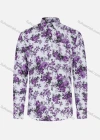 Wholesale Men's Casual Floral Print Long Sleeve Shirt - Liuhuamall