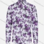 Wholesale Men's Casual Floral Print Long Sleeve Shirt preview