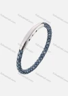Wholesale Genuine Leather Stainless Steel Adjustable Buckle Bracelet SP0395# - Liuhuamall