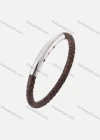 Wholesale Genuine Leather Stainless Steel Adjustable Buckle Bracelet SP0395# - Liuhuamall