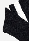 Wholesale Women's V-Neck Black-White Striped Rib-Knit Crop Sweater - Liuhuamall