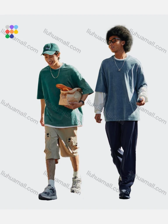 Wholesale Men's Casual Plain Round Neck Distressed Short Sleeve Unisex Heavyweight Washed T-Shirts 2090S22#