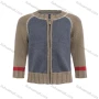 Wholesale Boys Long Sleeve Round Neck Colorblock Zipper Sweater Jacket preview