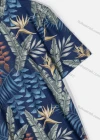 Wholesale Men's Casual Crew Neck Short Sleeve Vacation Tropical Plant Print T-shirts 08# - Liuhuamall