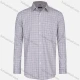 Wholesale Men's Casual Collared Plaid Print Patch Pocket Button Down Long Sleeve Shirt Lavender Guangzhou Clothing Wholesale Market & Suppliers -LIUHUAMALL