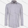 Wholesale Men's Casual Collared Plaid Print Patch Pocket Button Down Long Sleeve Shirt preview